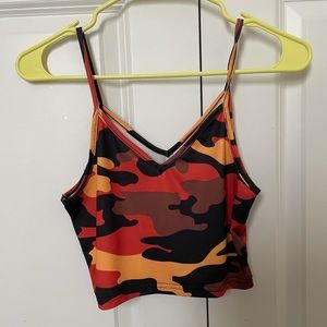 shein camo tank top